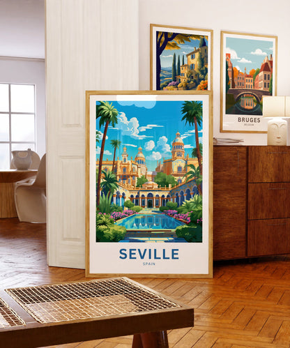 Seville Travel Poster