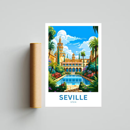 Seville Travel Poster