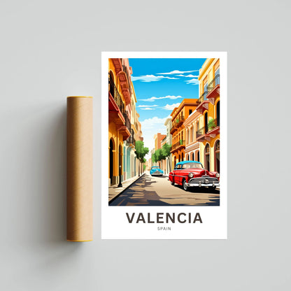 Valencia Travel Poster