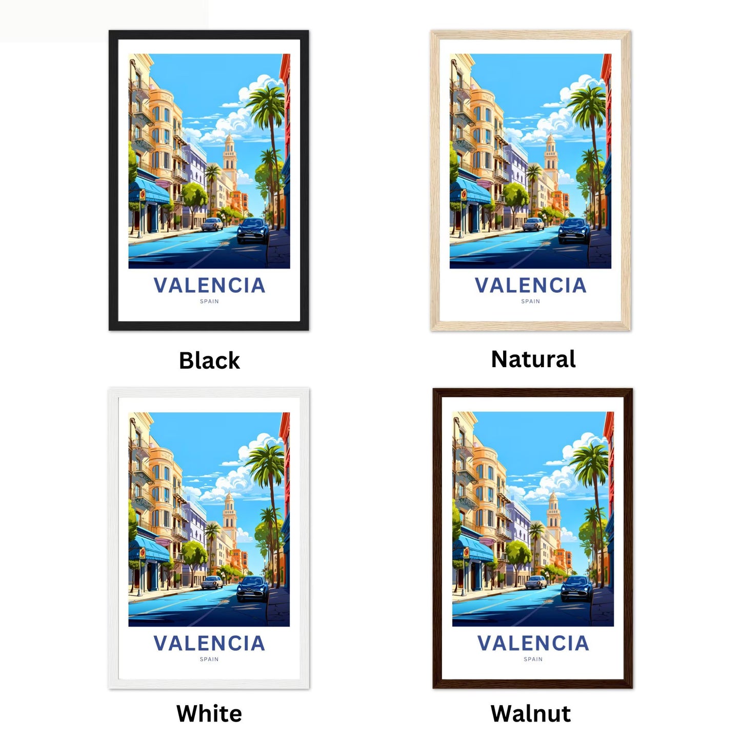 Valencia Travel Poster