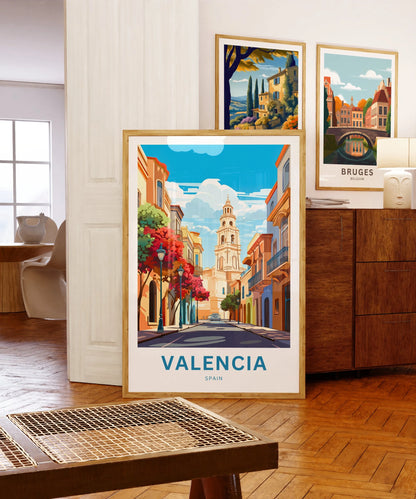 Valencia Travel Poster