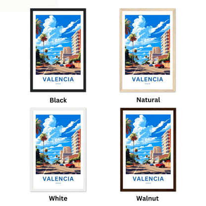 Valencia Travel Poster