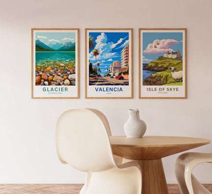 Valencia Travel Poster