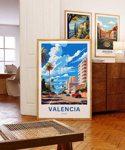 Valencia Travel Poster