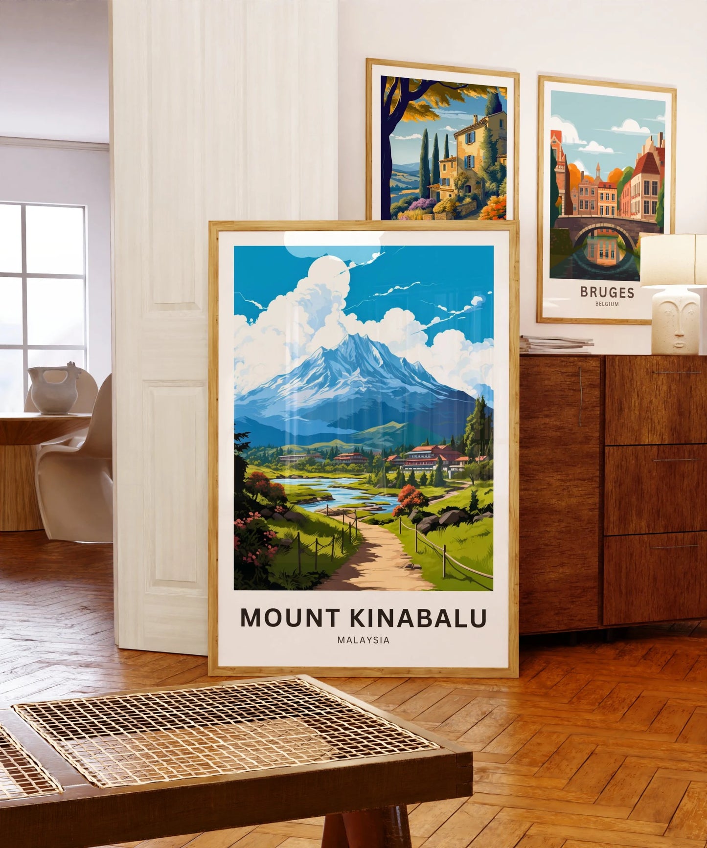 Mount Kinabalu Travel Poster