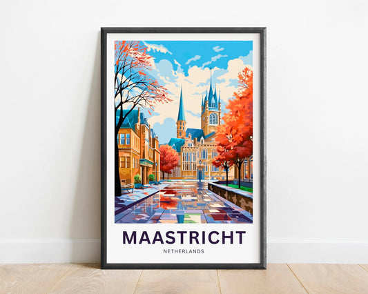 Maastricht Travel Poster