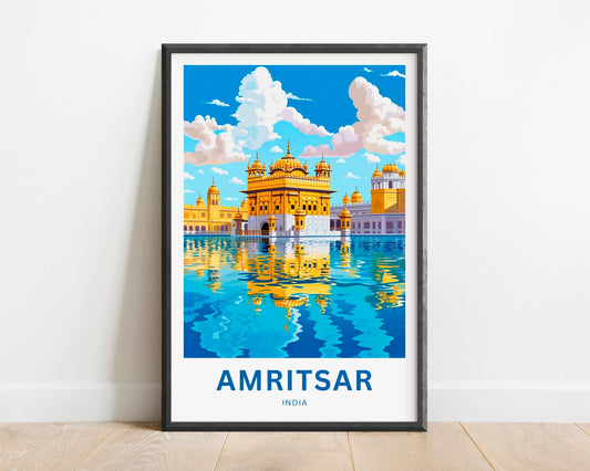 Amritsar Travel Poster