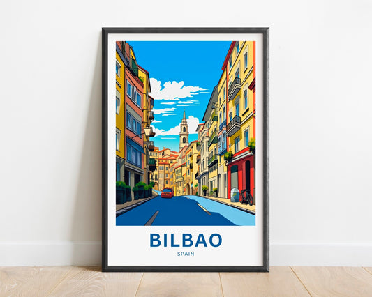 Bilbao Travel Poster