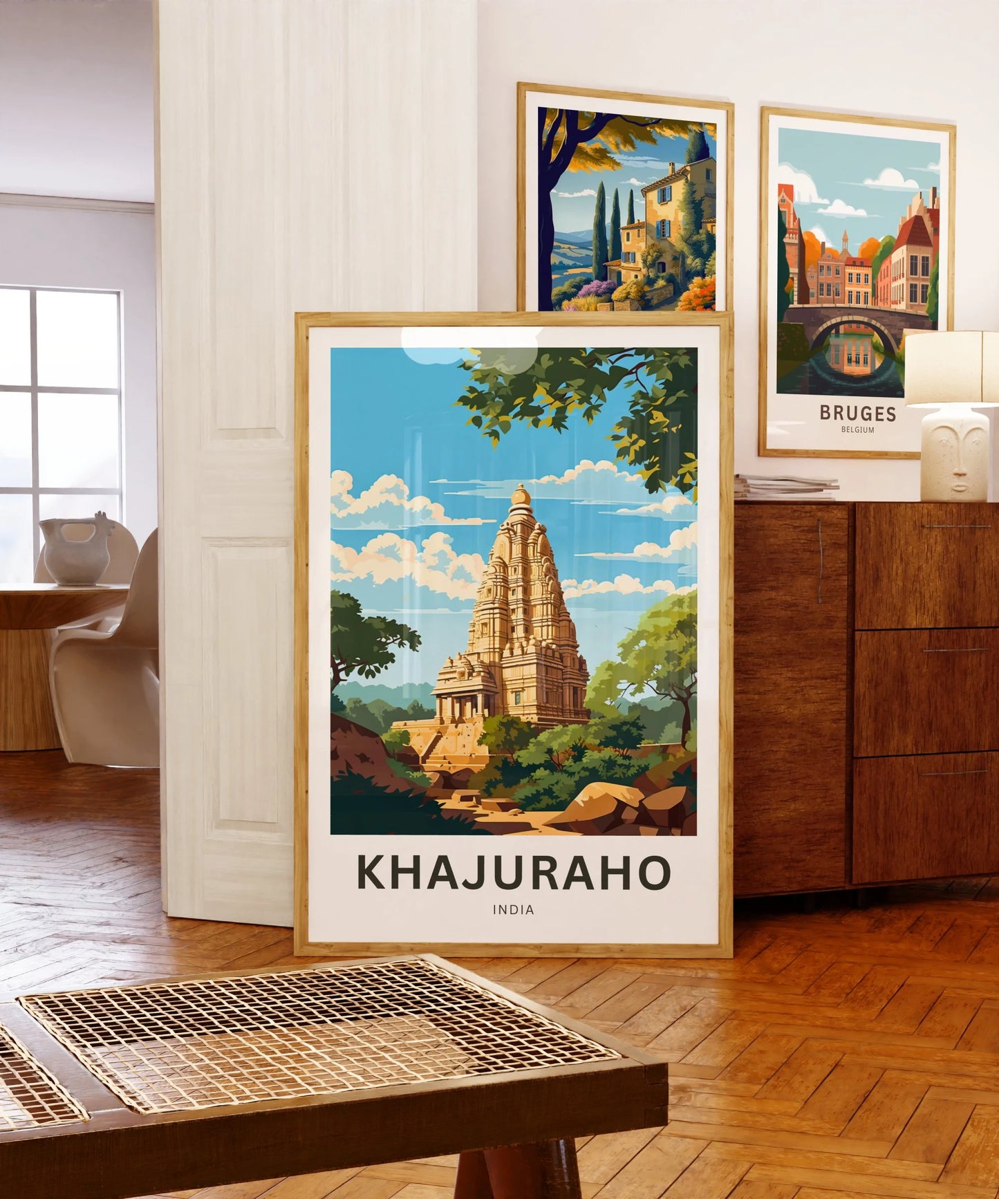 Khajuraho Travel Poster