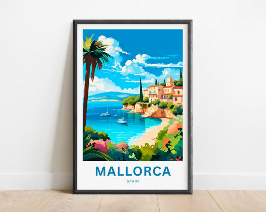 Mallorca Travel Poster