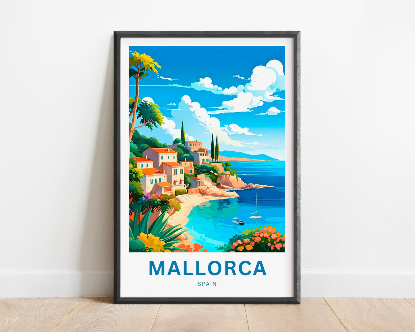 Mallorca Travel Poster