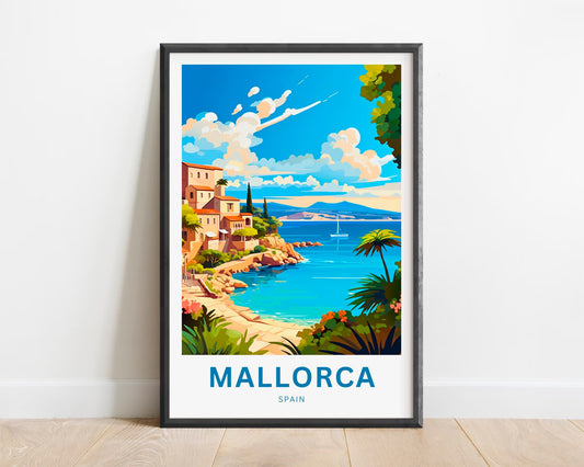 Mallorca Travel Poster