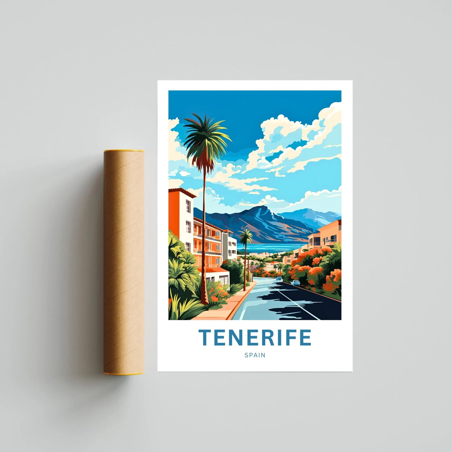 Tenerife Travel Poster