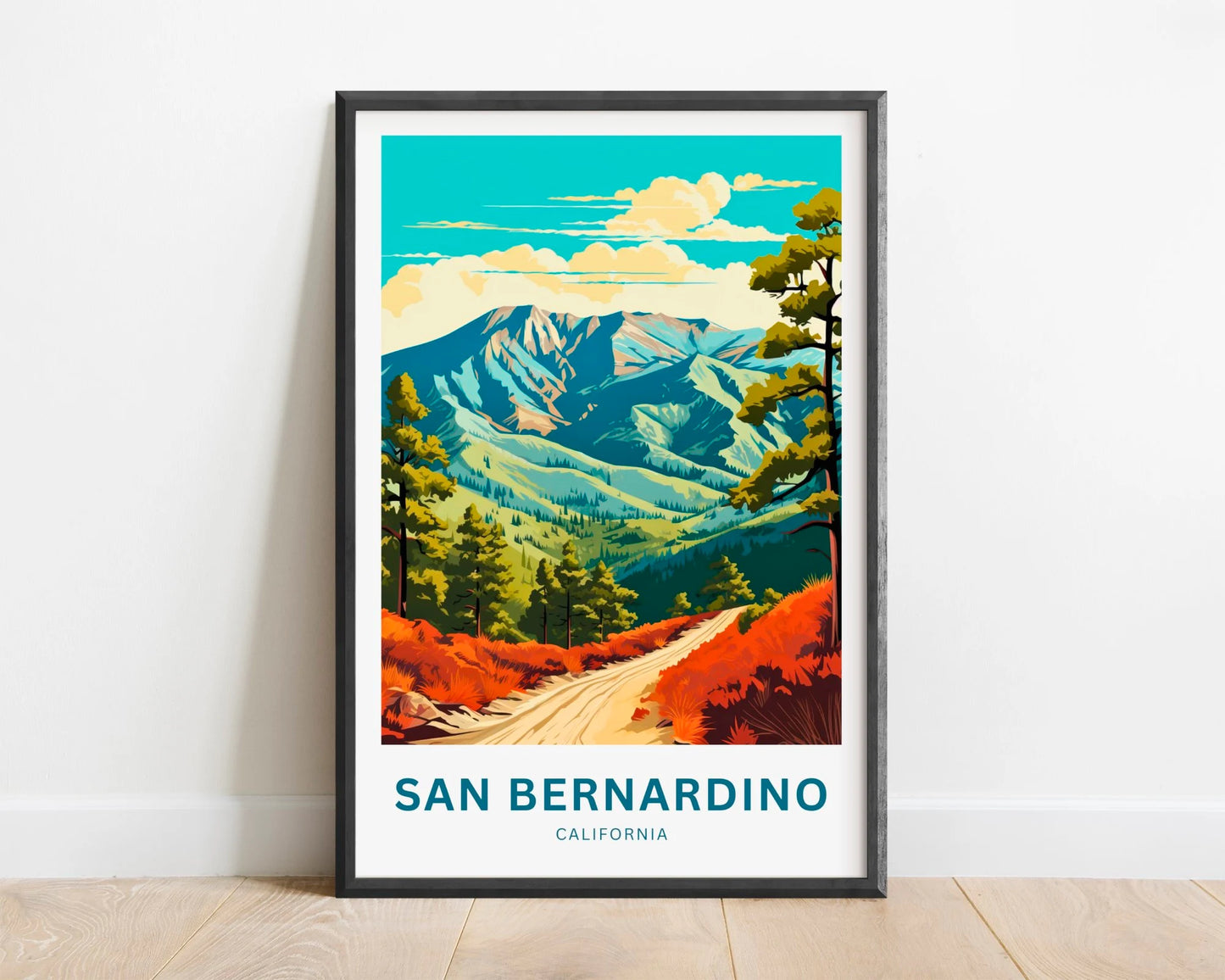 San Bernardino Travel Poster