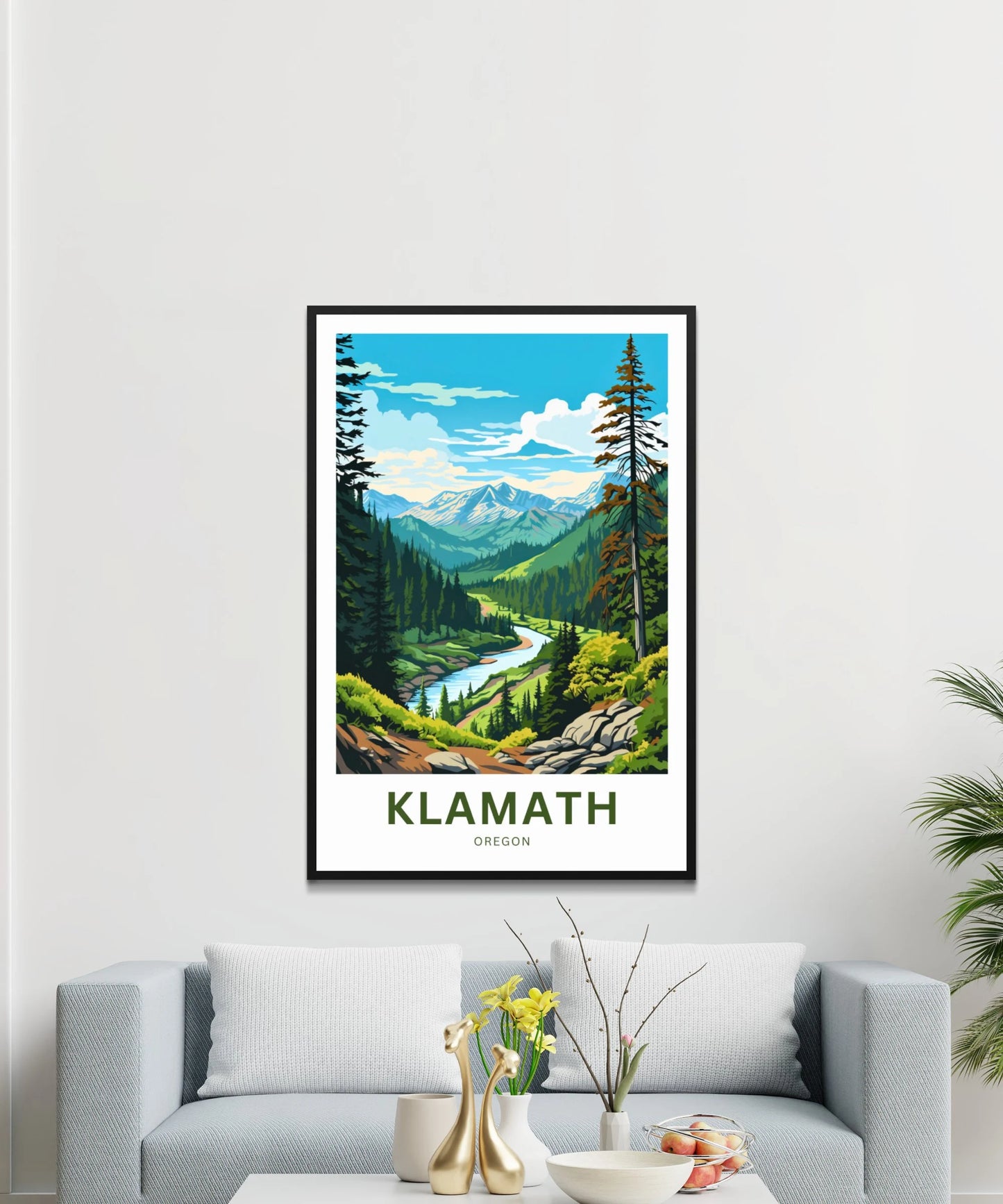 Klamath Travel Poster