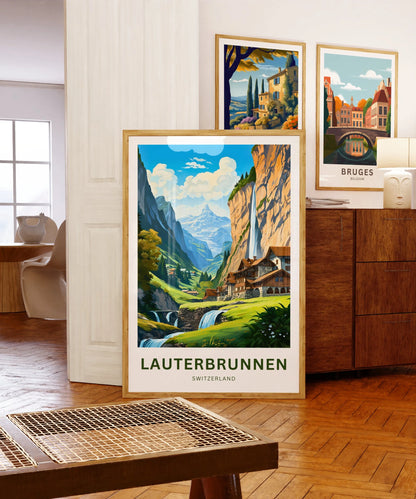 Lauterbrunnen Travel Poster