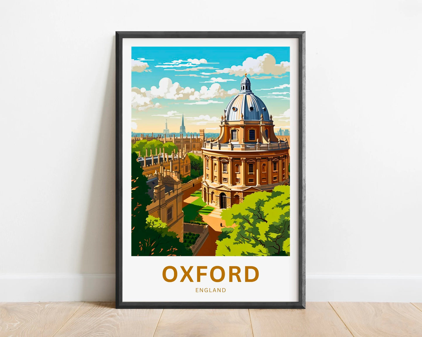 Oxford Travel Poster