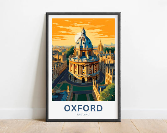 Oxford Travel Poster