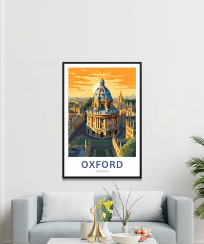 Oxford Travel Poster