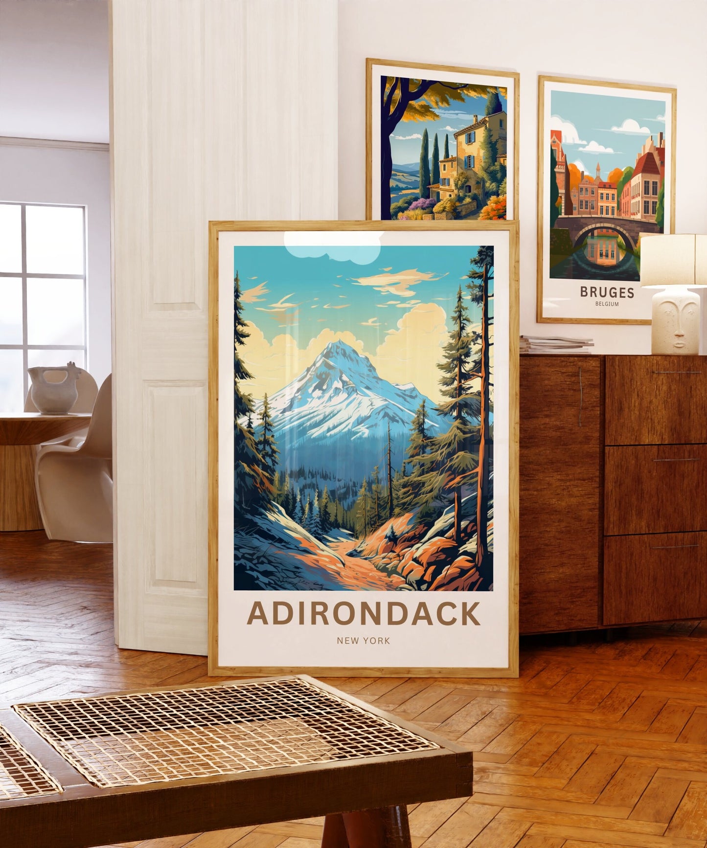 Adirondack Travel Print - Wilderness Adventure