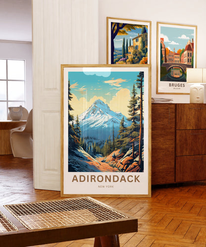 Adirondack Travel Print - Wilderness Adventure