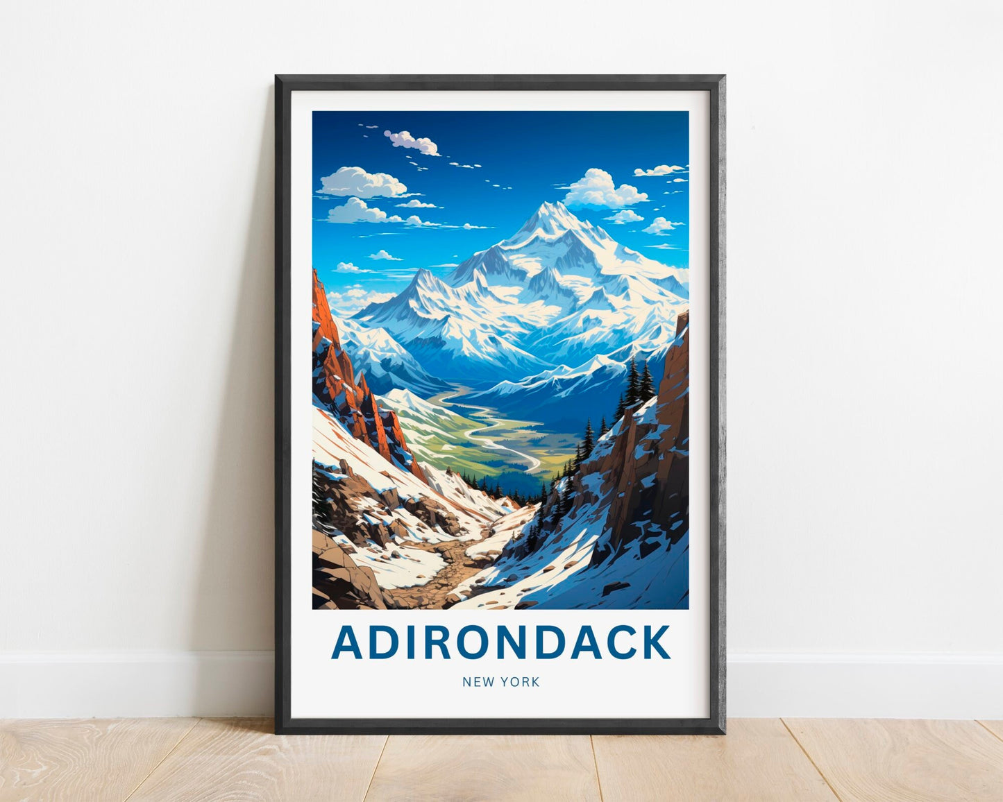 Adirondack Travel Print - Mountain Majesty