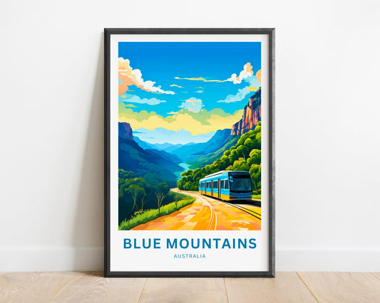 Blue Mountains Travel Poster