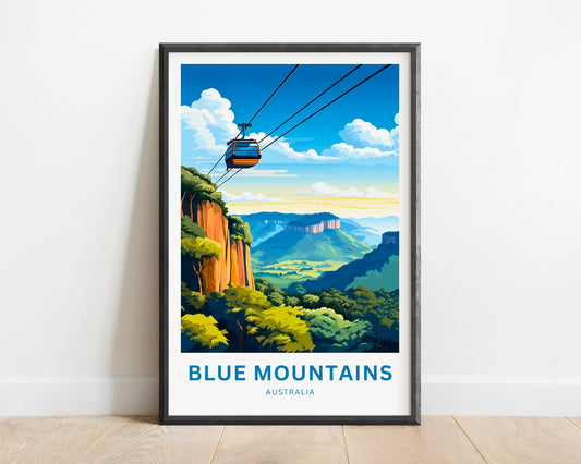 Blue Mountains Travel Poster