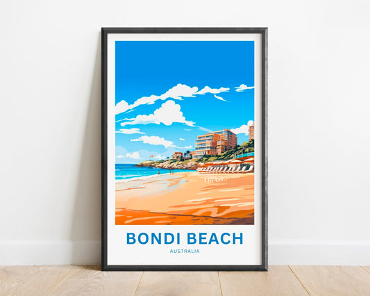 Bondi Beach Travel Poster