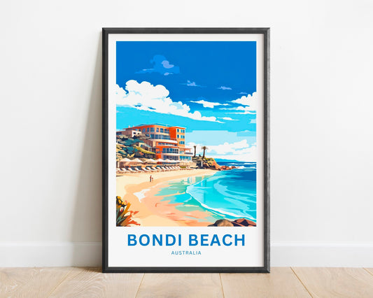 Bondi Beach Travel Poster