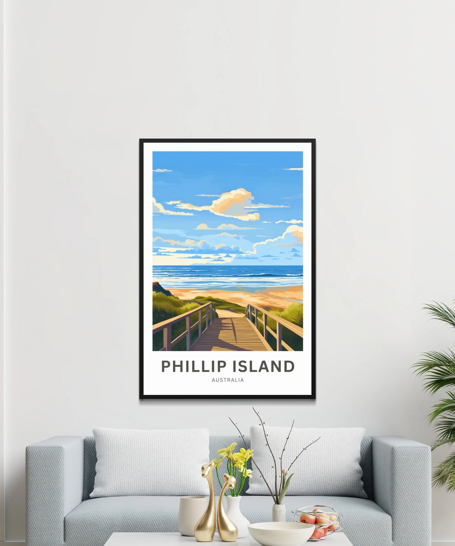 Phillip Island Travel Poster