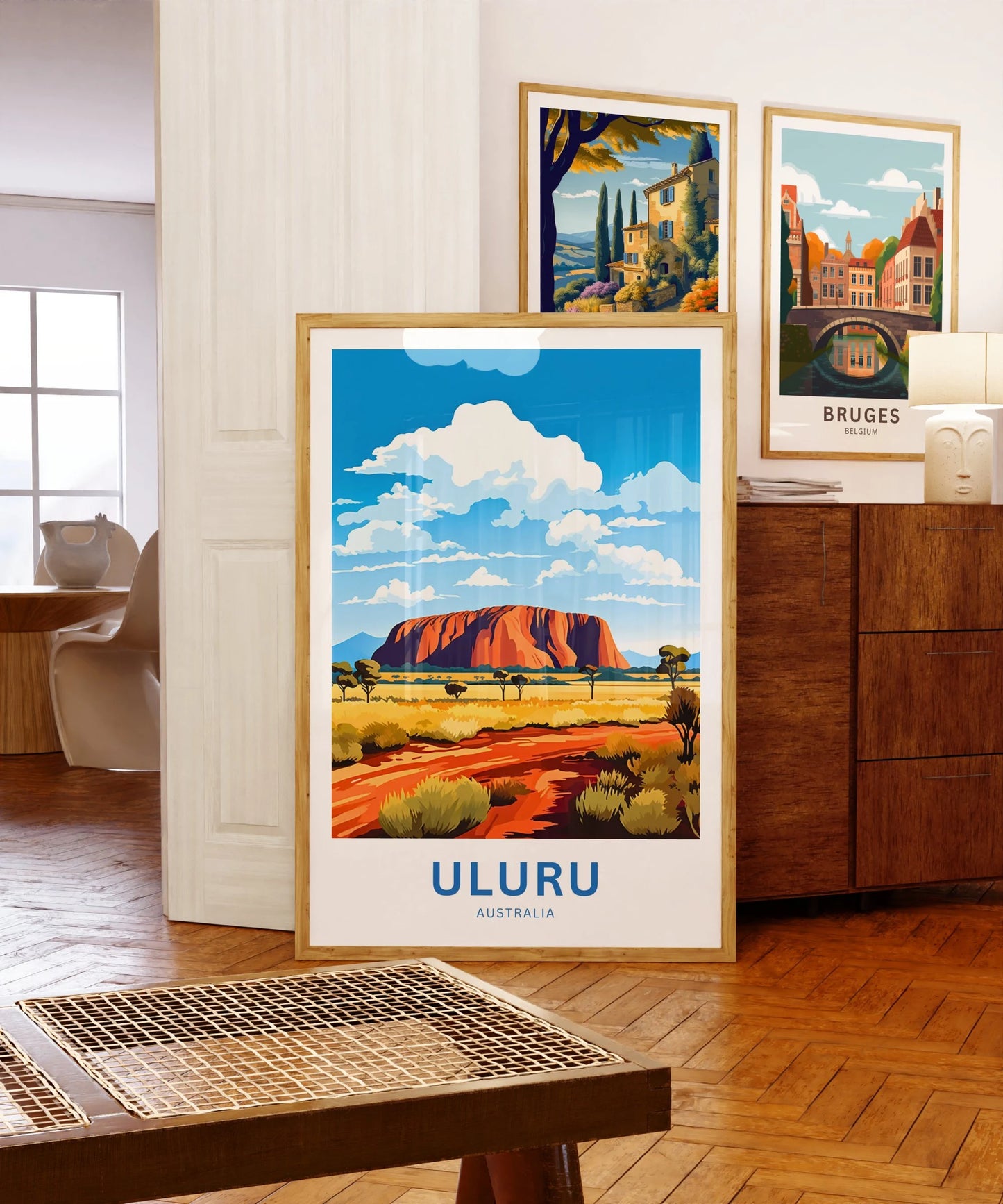 Uluru Travel Poster