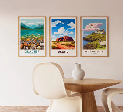 Uluru Travel Poster