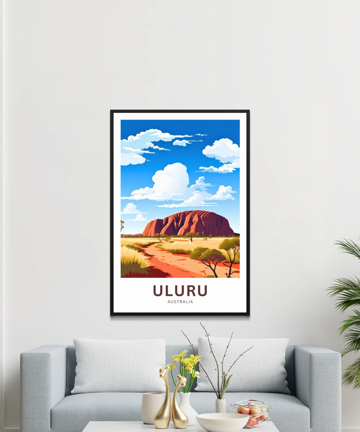 Uluru Travel Poster