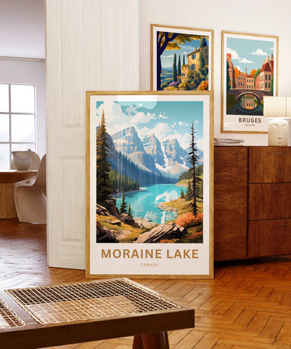 Moraine Lake Travel Poster