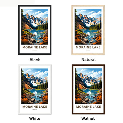 Moraine Lake Travel Poster