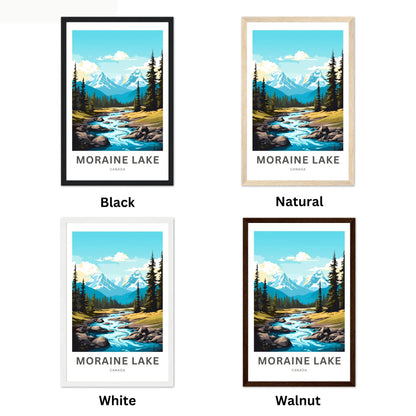 Moraine Lake Travel Poster