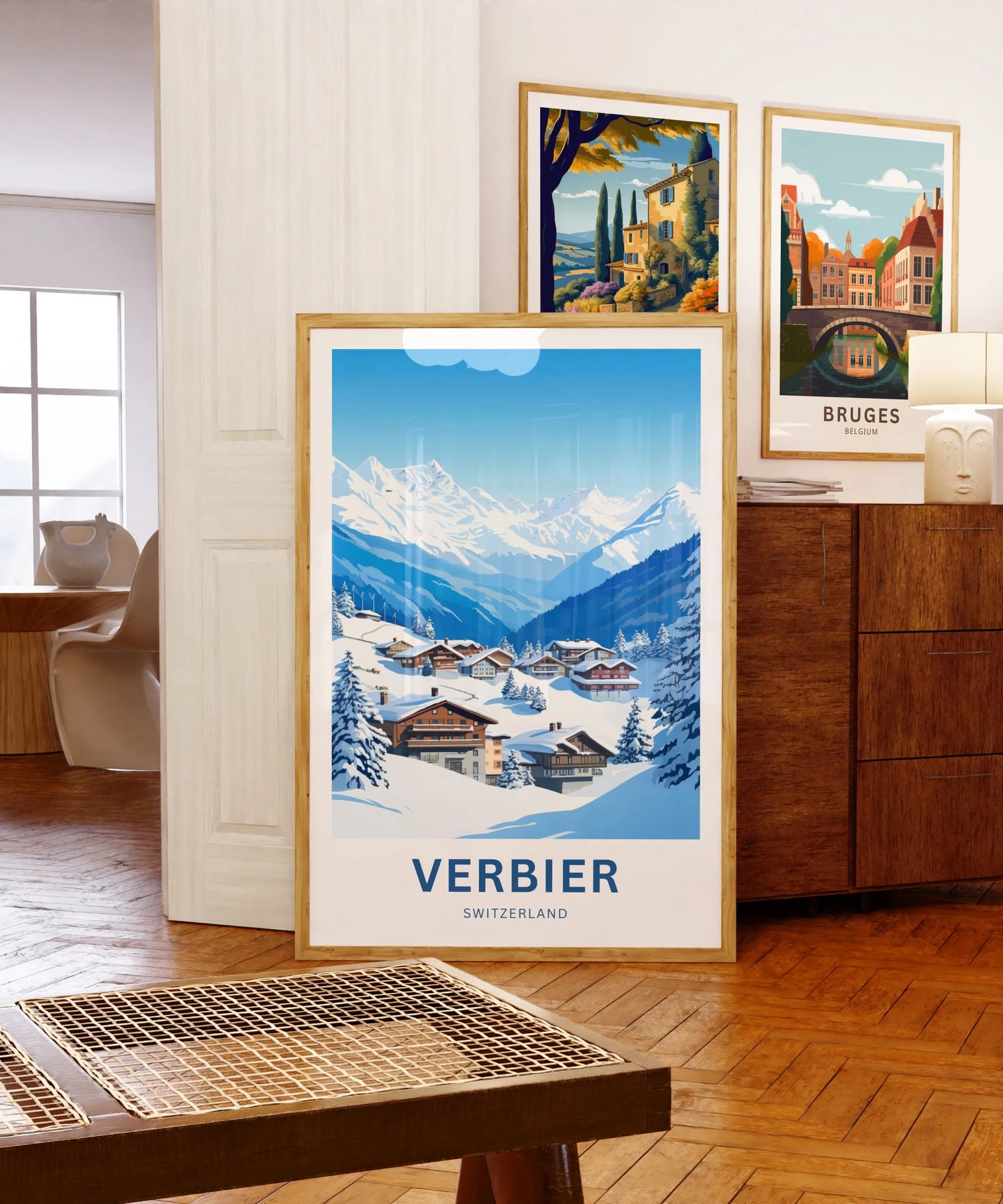 Verbier Travel Poster