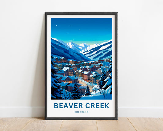 Beaver Creek Travel Poster