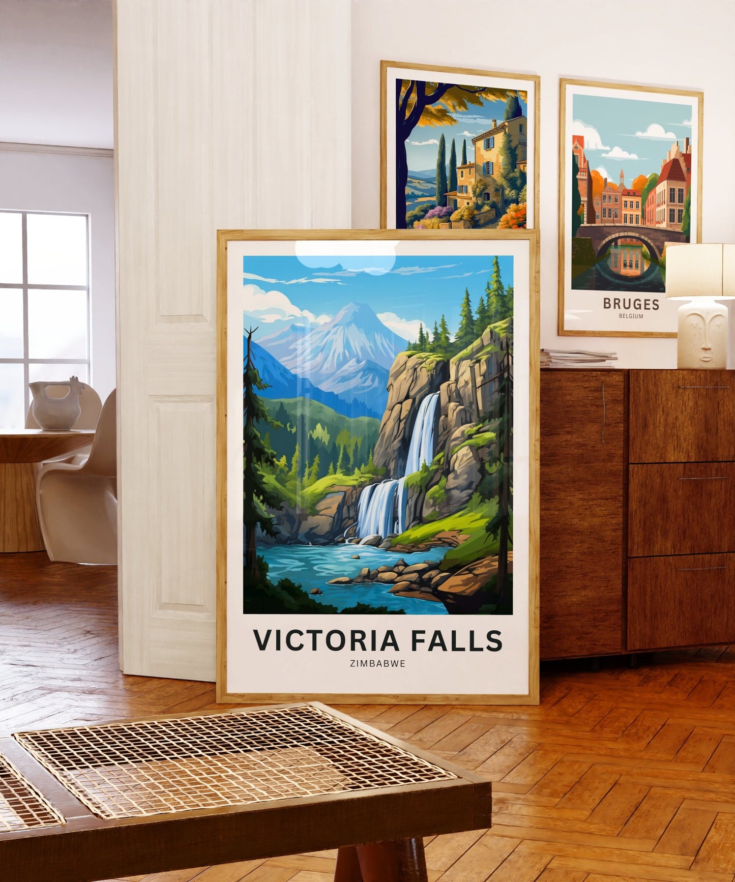 Victoria Falls Travel Poster