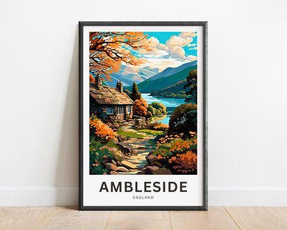 Ambleside Travel Poster