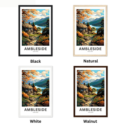 Ambleside Travel Poster