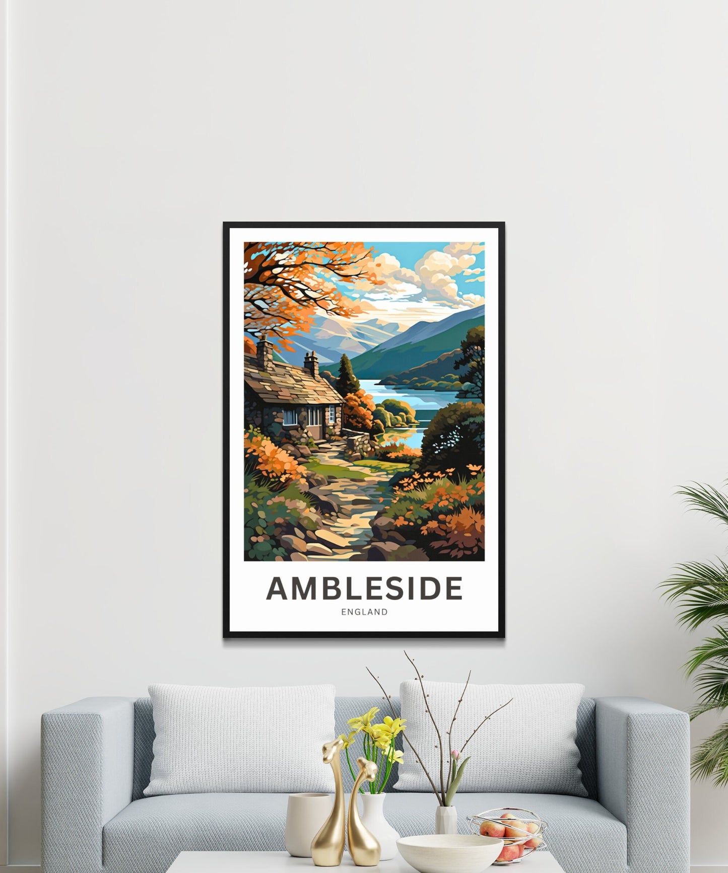 Ambleside Travel Poster