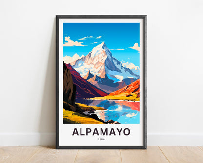 Alpamayo Travel Poster