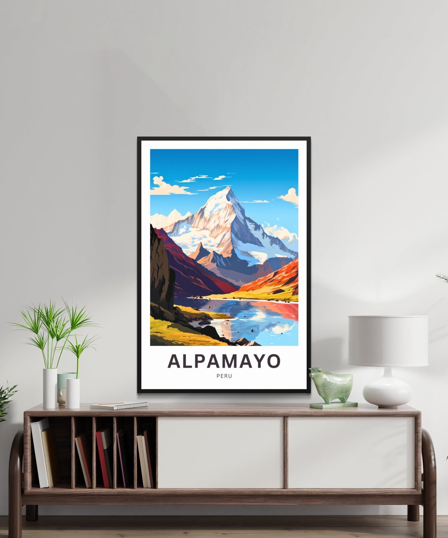 Alpamayo Travel Poster