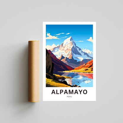 Alpamayo Travel Poster