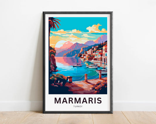 Marmaris Travel Poster