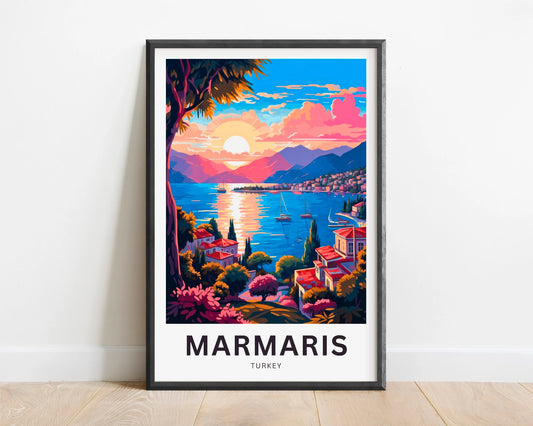 Marmaris Travel Poster