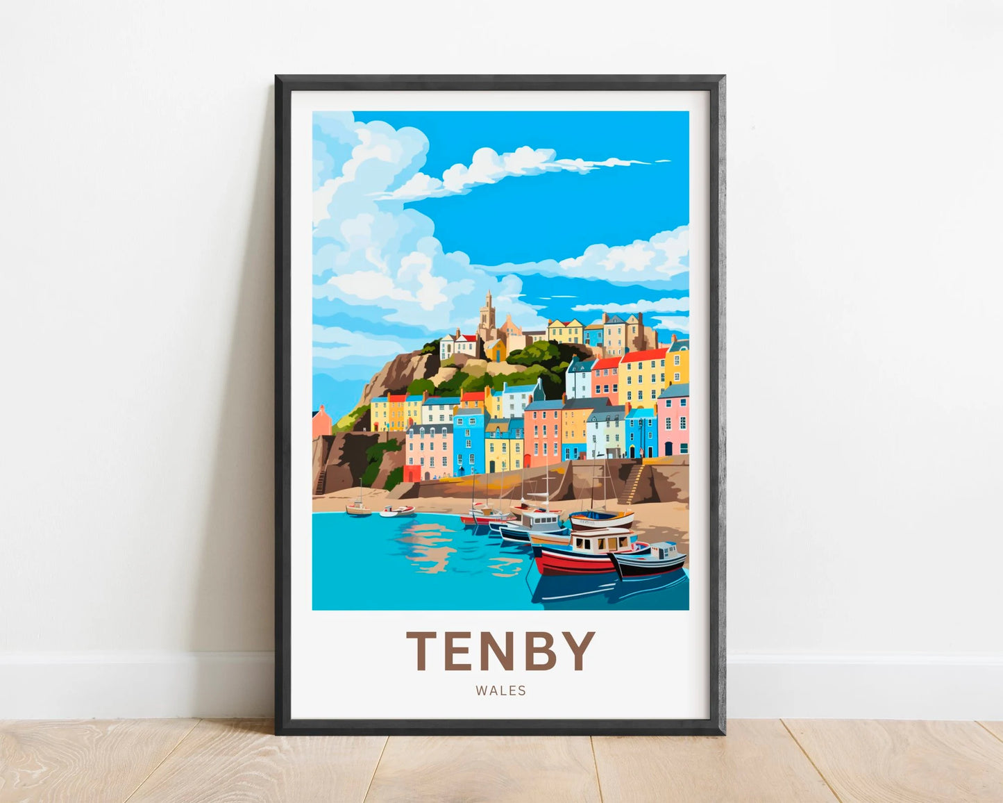 Tenby Travel Poster