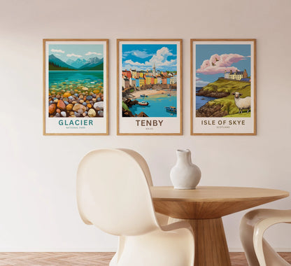 Tenby Travel Poster